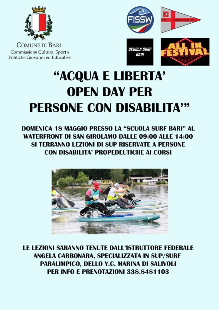 'Mare inclusivo': stamattina a Palazzo di Città la presentazione dell'iniziativa per pazienti oncologici e persone con disabilità