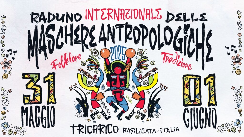 Tricarico si prepara ad accogliere il R.I.M.A. 2025 Raduno Internazionale delle Maschere Antropologiche Tricarico