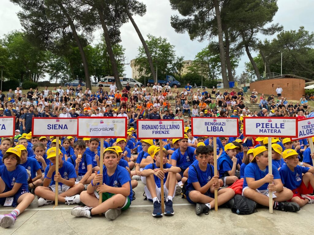 MATERA ACCOGLIE I PICCOLI ATLETI DEL MINIBASKET IN PIAZZA 2025 matera