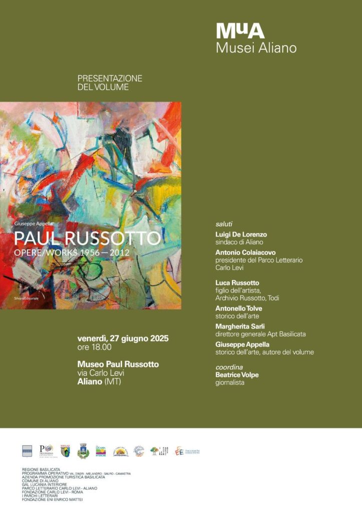 Nel museo “Paul Russotto” di Aliano una monografia ricostruisce la storia del pittore di New York