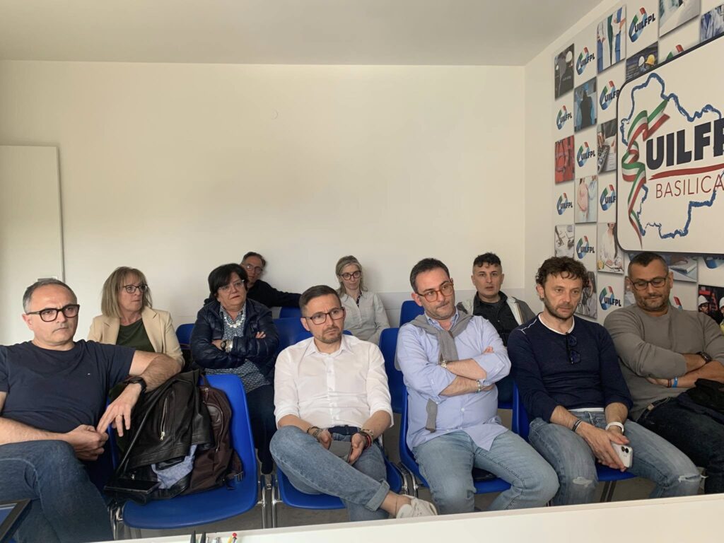 Direzione Uil Fpl Basilicata: i lavori lavori