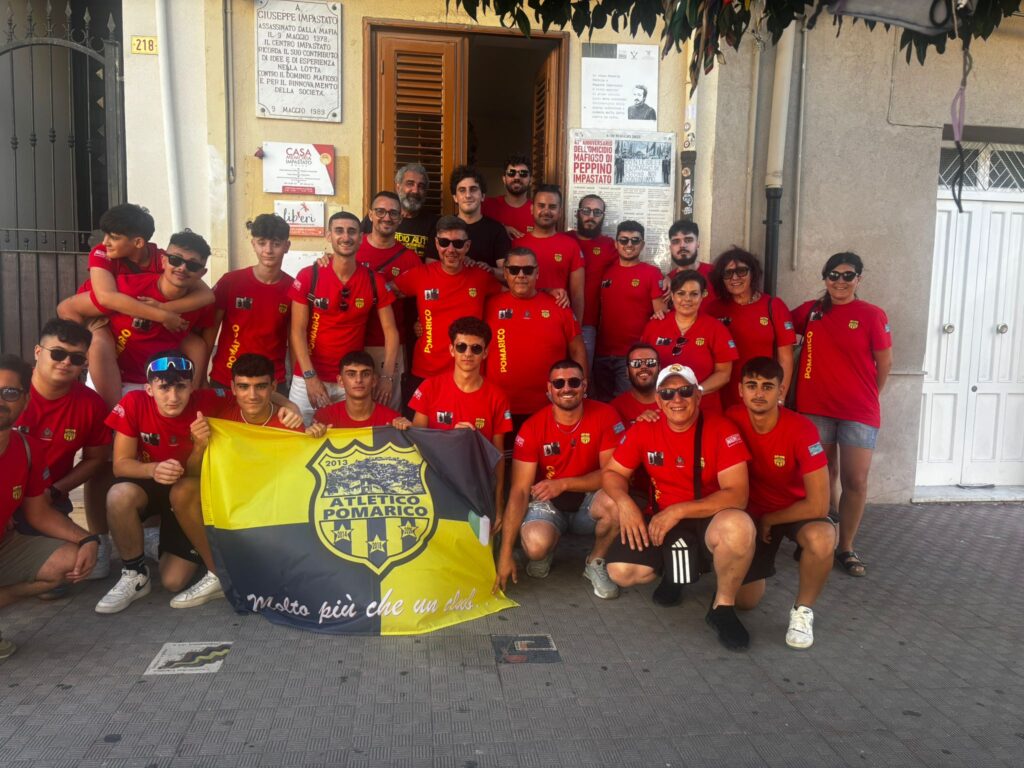 Pomarico, il Comune a sostegno dello sport per la legalità: l’Atletico Pomarico ha concluso in Sicilia il “Tour della Memoria” Pomarico