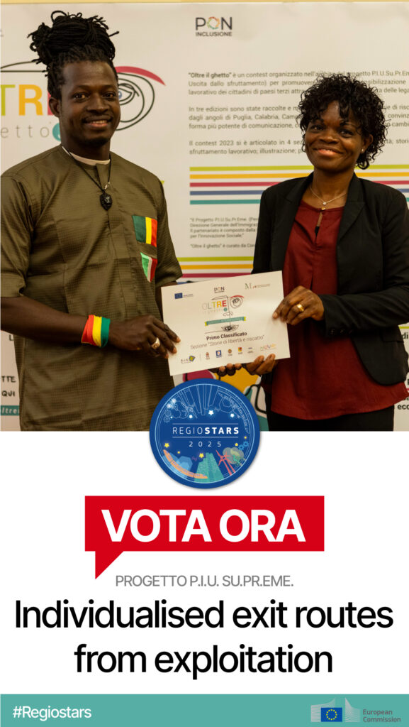 Come votare P.I.U.Su.Pr.Eme. finalista REGIOSTARS 2025